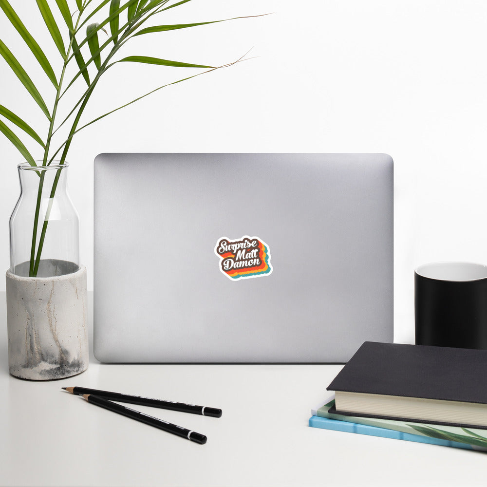 Surprise Matt Damon Sticker