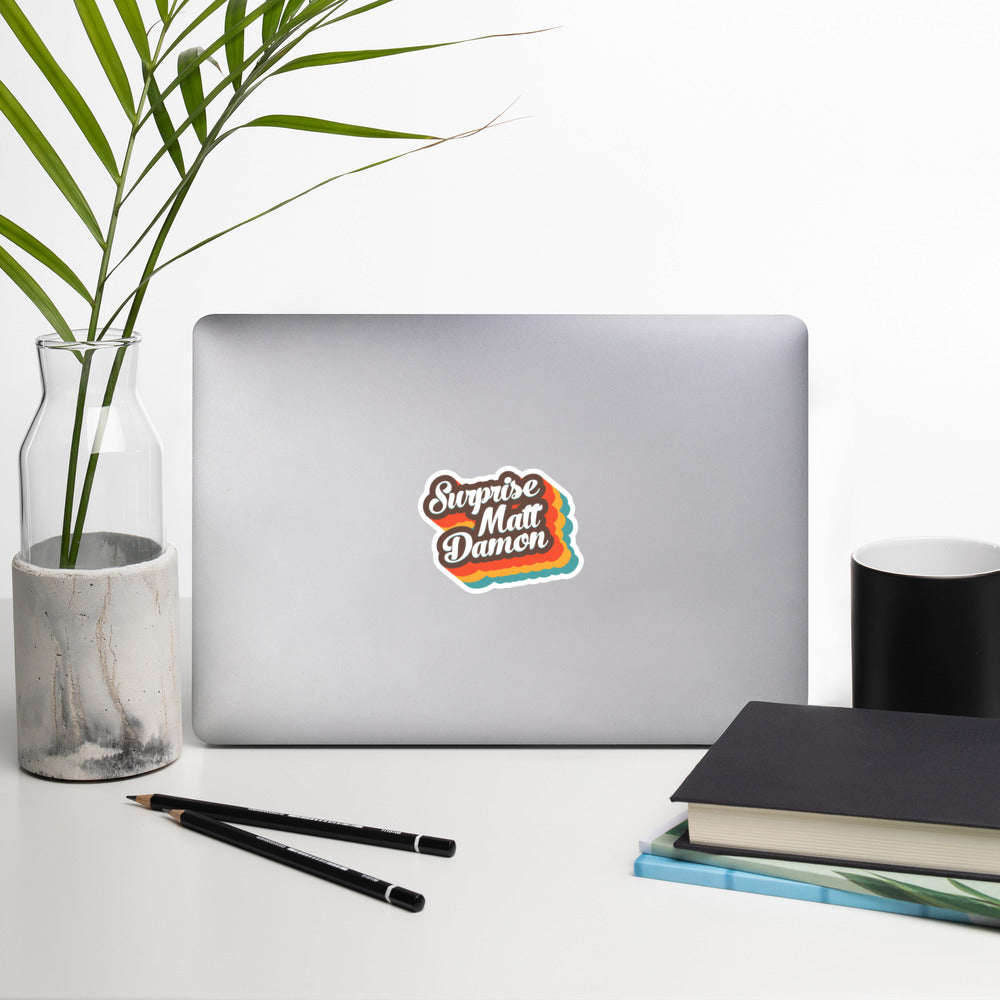 Surprise Matt Damon Sticker